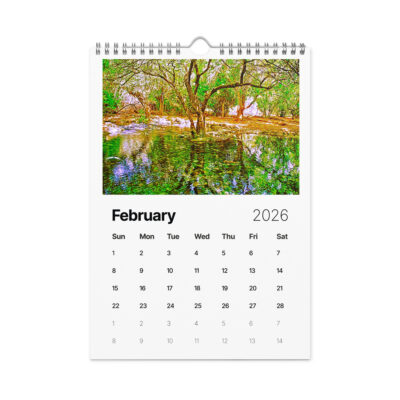 Wall calendar (2026) israel vista
