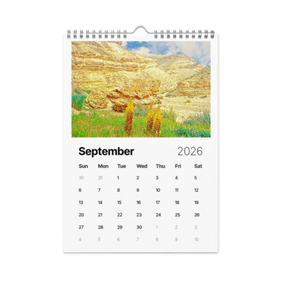 Wall calendar (2026) israel vista