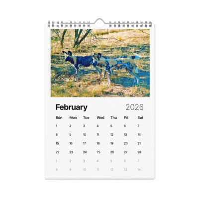 Wall calendar (2026) african wildlife