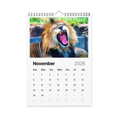 Wall calendar (2026) lions