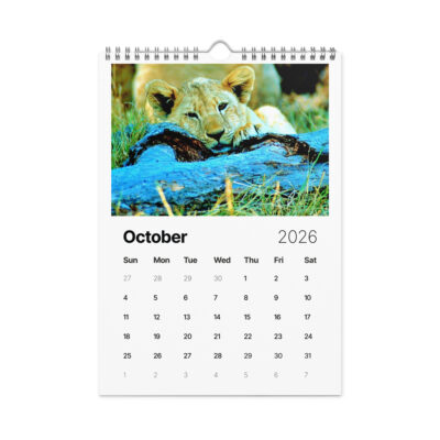 Wall calendar (2026) lions