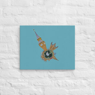 Canvas 360 England London 0002 16″×20″