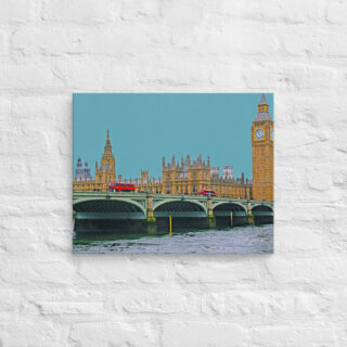 Canvas England London 0002 16″×20″
