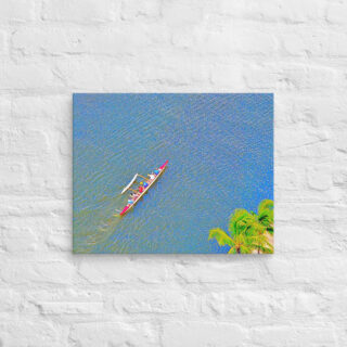 canvas-in-16x20-front-69443a76d5045.jpg Canvas Hawaii canoe paddling 0002 16″×20″