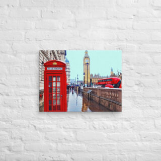 Canvas England London 0005 18″×24″