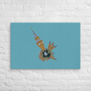 Canvas 360 England London 0002 24″×36″