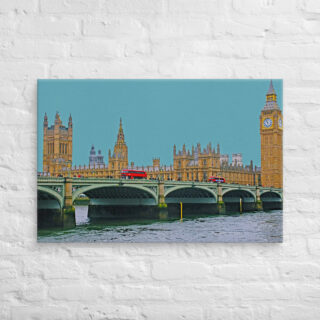 Canvas England London 0002 24″×36″