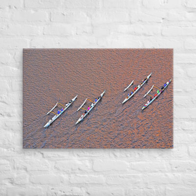 Canvas Hawaii canoe paddling 0003 24″×36″