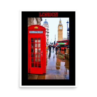 Poster London 0007 18″×24″