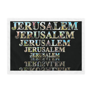 Indoor wall tapestry jerusalem 1   26″×36″