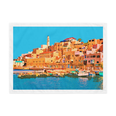Indoor wall tapestry Israel Jaffa Yafo 1  26″×36″