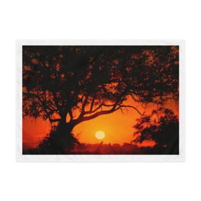 Indoor wall tapestry African Sunset 2  26″×36″