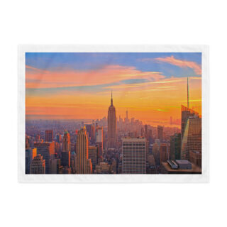 Indoor wall tapestry New York City Skyline sunset 2 26″×36″