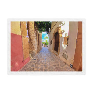 Indoor wall tapestry spain ibiza town 5  26″×36″