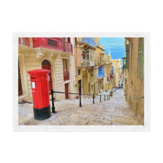Indoor wall tapestry malta Valletta 4  26″×36″