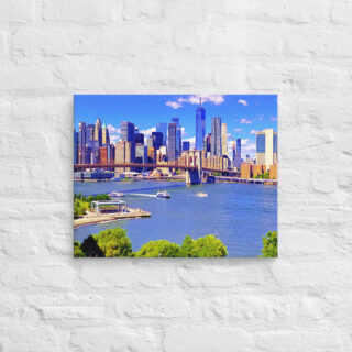 Canvas us new York city skyline 0022 16″×20″