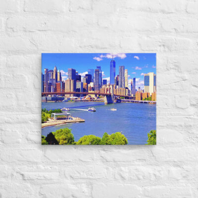 Canvas us new York city skyline 0022 16″×20″