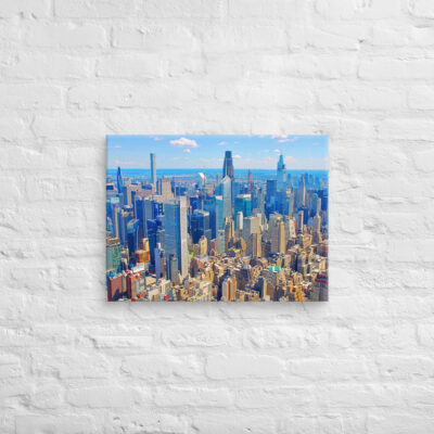 Canvas us new York city skyline 0020 18″×24″