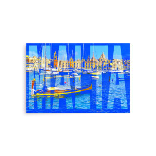 Poster Malta Grand Harbor  Birgu 0002 20″x30″