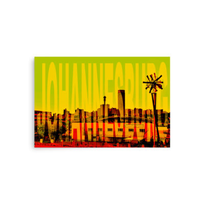 Poster South Africa Johannesburg  0001 20″x30″