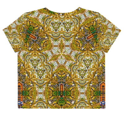 All-Over Print Crop Tee bold and beautiful 011