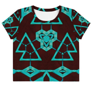 All-Over Print Crop Tee bold and beautiful 013