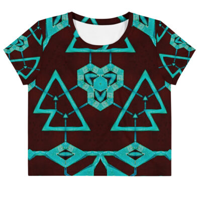 All-Over Print Crop Tee bold and beautiful 013