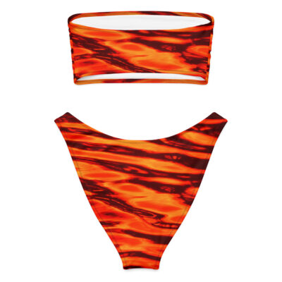 Recycled bandeau bikini bold and beautiful 005