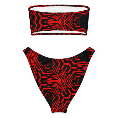 Recycled bandeau bikini bold and beautiful 004