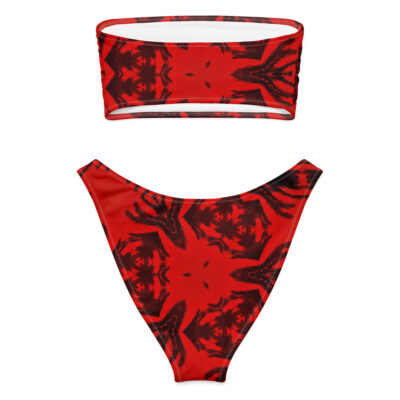 Recycled bandeau bikini bold and beautiful 007