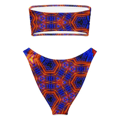 Recycled bandeau bikini bold and beautiful 015