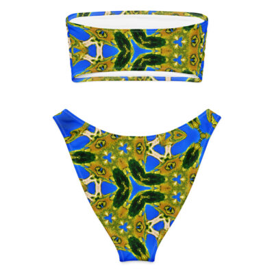 Recycled bandeau bikini bold and beautiful 016