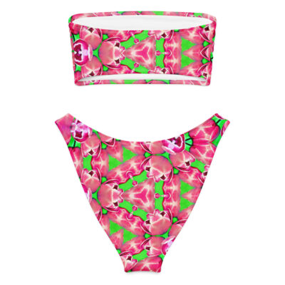 Recycled bandeau bikini bold and beautiful 019