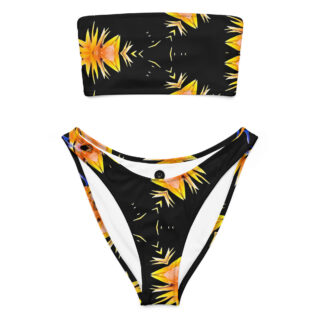 Recycled bandeau bikini bold and beautiful 001