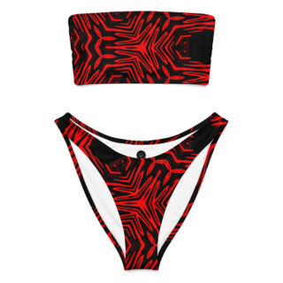 Recycled bandeau bikini bold and beautiful 004