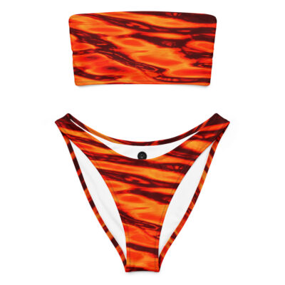 Recycled bandeau bikini bold and beautiful 005