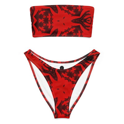 Recycled bandeau bikini bold and beautiful 007