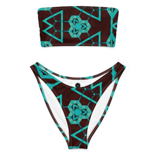 Recycled bandeau bikini bold and beautiful 008