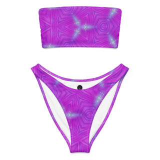 Recycled bandeau bikini bold and beautiful 010