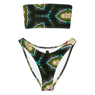 Recycled bandeau bikini bold and beautiful 013