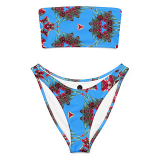 Recycled bandeau bikini bold and beautiful 014