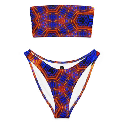 Recycled bandeau bikini bold and beautiful 015