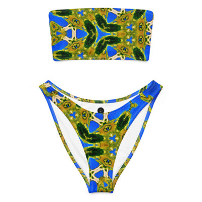 Recycled bandeau bikini bold and beautiful 016