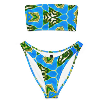 Recycled bandeau bikini bold and beautiful 017