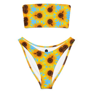 Recycled bandeau bikini bold and beautiful 018