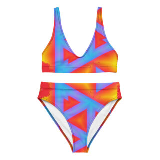 Recycled high-waisted bikini bold and beautiful 010