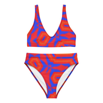 Recycled high-waisted bikini bold and beautiful 013