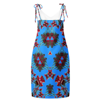 Tie-strap midi dress bold and beautiful 012