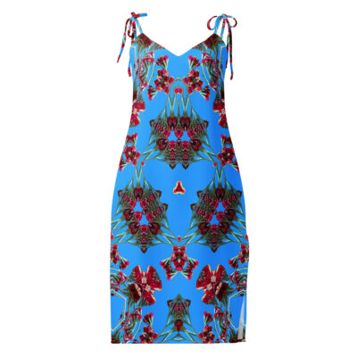 Tie-strap midi dress bold and beautiful 012