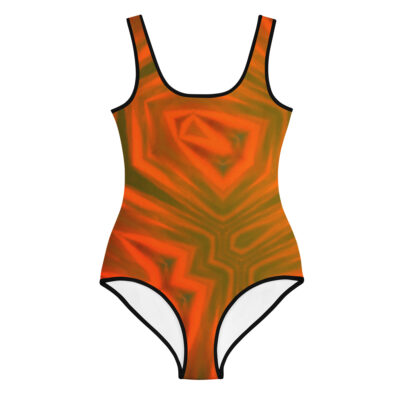 All-Over Print Youth Swimsuit bold and beautiful 021